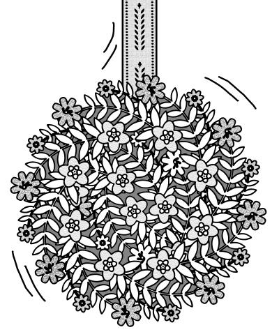Flauschi-Kugel mit Stachis